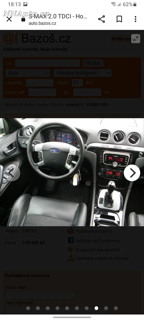 Ford S Max 2011 na prodej – hlavní fotografie